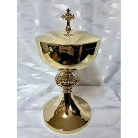 Puszka na komunikanty, pozłacana - 24 cm (1D) - PUSZKI MSZALNE