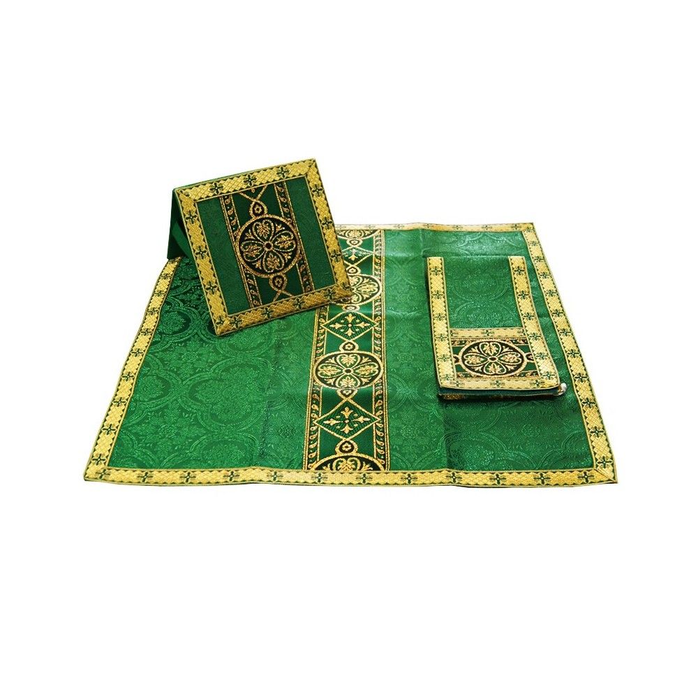 Ornat romański zielony (conical) - ORNATY - zdjęcie 2 - Ornat romański zielony (conical)