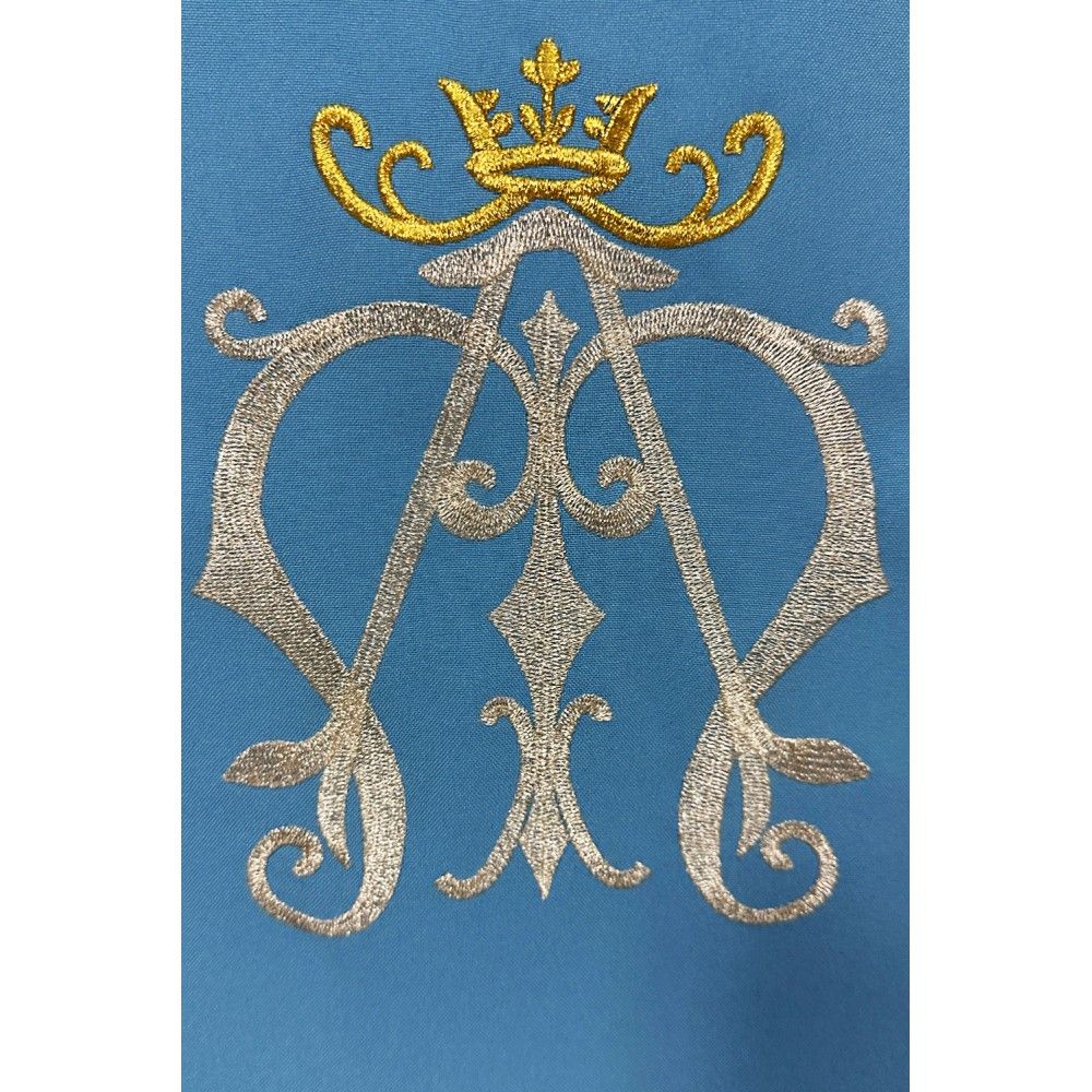 Lektorium/nakrycie na ambonę z haftowanym motywem maryjnym (1K) - LEKTORIA - zdjęcie 2 - Lektorium/nakrycie na ambonę z haftowanym motywem maryjnym (1K)