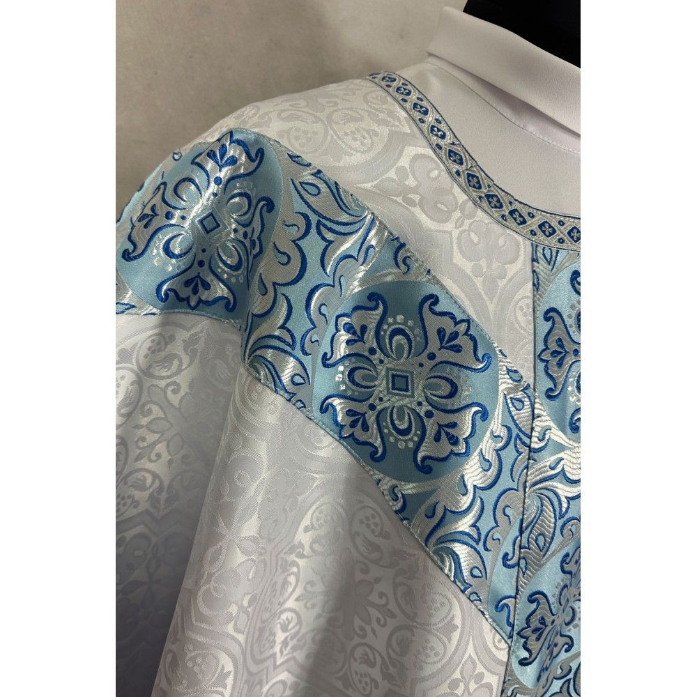 Ornat semi-gotycki maryjny ze stułą kapłańską (3K) - Ornaty Semi Gotyckie - zdjęcie 3 - Ornat semi-gotycki maryjny ze stułą kapłańską (3K)