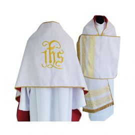Welon liturgiczny IHS haftowany (12) - WELONY