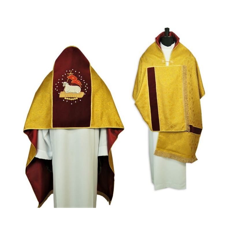 Welon liturgiczny brokat - motyw wielkanocny - WELONY - Welon liturgiczny brokat - motyw wielkanocny