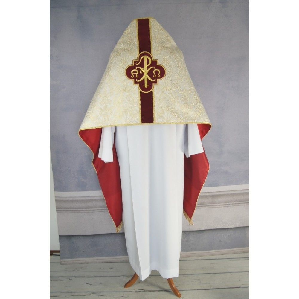 Welon liturgiczny PX brokat jasnozłoty - WELONY - zdjęcie 2 - Welon liturgiczny PX brokat jasnozłoty