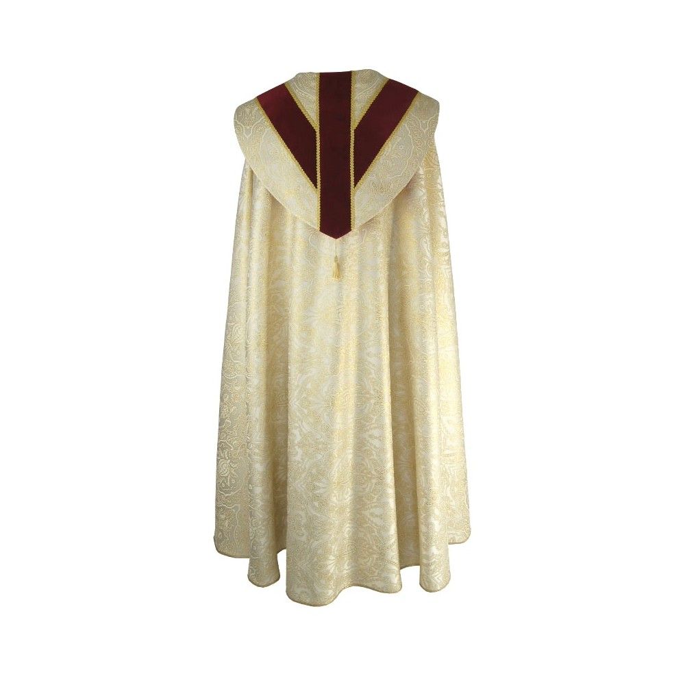 Kapa semi gotycka jasnozłoty brokat - KAPY LITURGICZNE - zdjęcie 3 - Kapa semi gotycka jasnozłoty brokat
