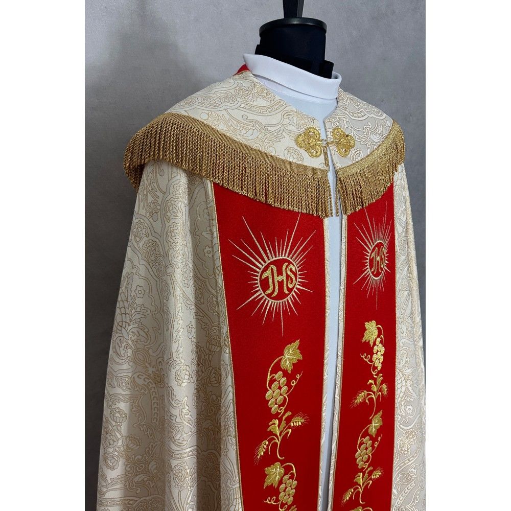 Kapa haftowana IHS (13) - KAPY LITURGICZNE - zdjęcie 2 - Kapa haftowana IHS (13)