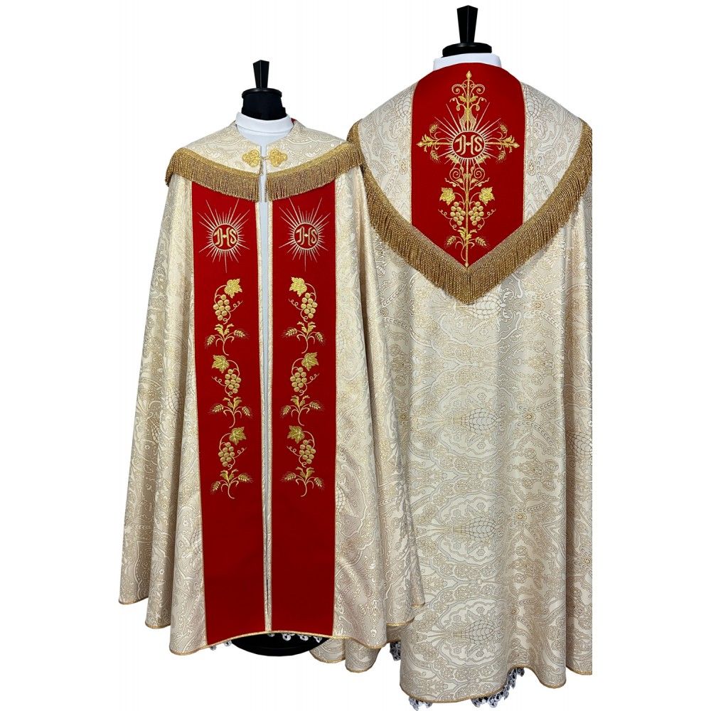 Kapa haftowana IHS (13) - KAPY LITURGICZNE - Nowość