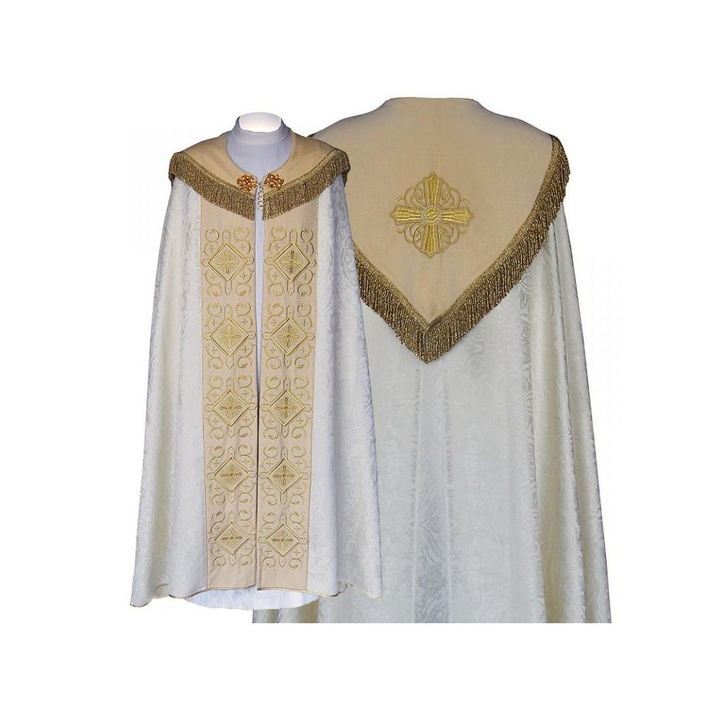 Kapa haftowana - kolory liturgiczne (12) - KAPY LITURGICZNE - zdjęcie 4 - Kapa haftowana - kolory liturgiczne (12)