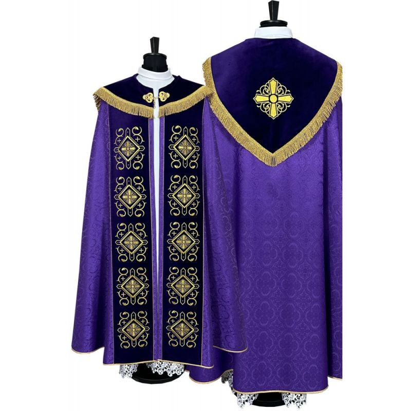 Kapa haftowana - kolory liturgiczne (12) - KAPY LITURGICZNE - Kapa haftowana - kolory liturgiczne (12)