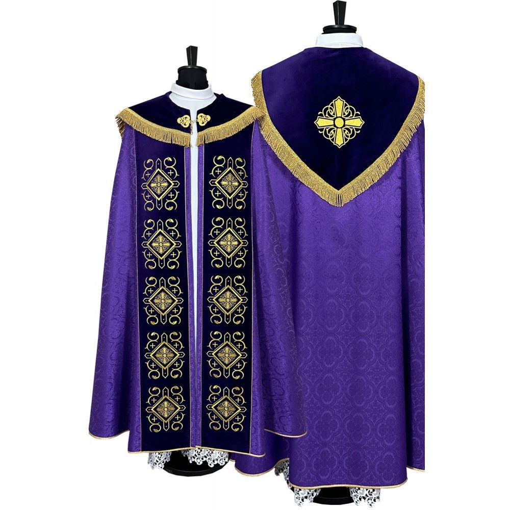 Kapa haftowana - kolory liturgiczne (12) - KAPY LITURGICZNE - Nowość