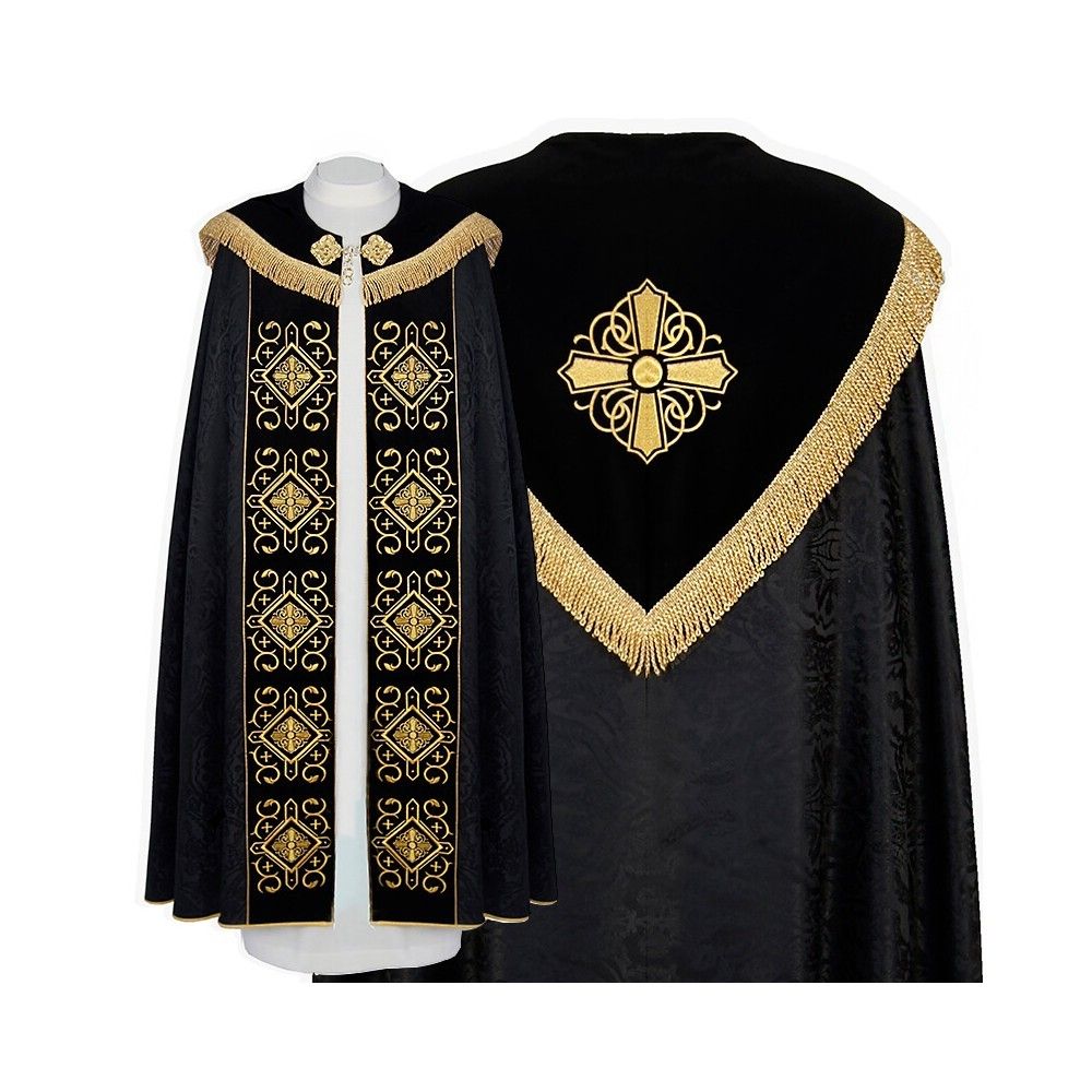 Kapa haftowana - kolory liturgiczne (12) - KAPY LITURGICZNE - zdjęcie 6 - Kapa haftowana - kolory liturgiczne (12)