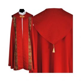 Kapa wzór gotycki - tkanina żakard - KAPY LITURGICZNE - zdjęcie 3 - Kapa wzór gotycki - tkanina żakard