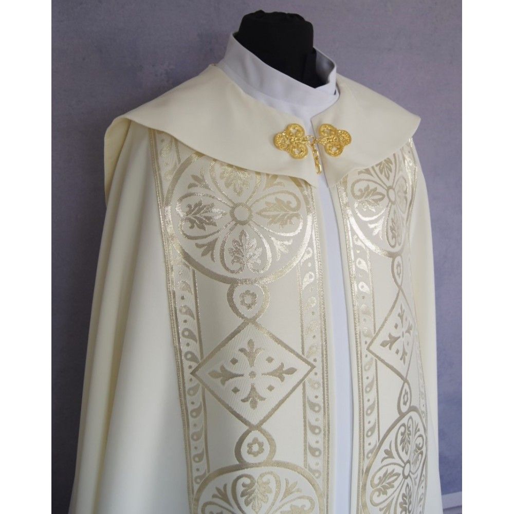 Kapa wzór gotycki - tkanina bawełna-stretch (3) - KAPY LITURGICZNE - zdjęcie 2 - Kapa wzór gotycki - tkanina bawełna-stretch (3)