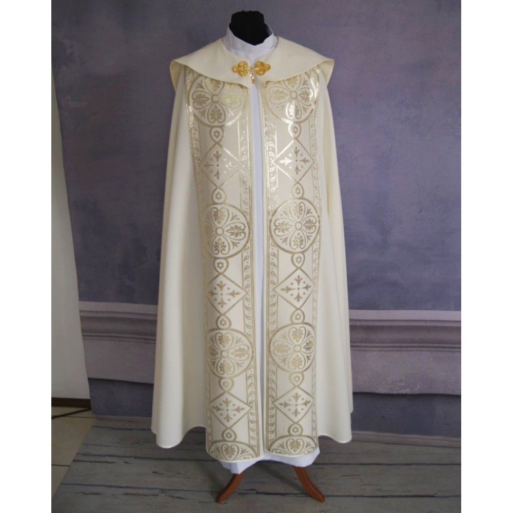 Kapa wzór gotycki - tkanina bawełna-stretch (3) - KAPY LITURGICZNE - zdjęcie 3 - Kapa wzór gotycki - tkanina bawełna-stretch (3)