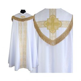 Kapa wzór gotycki kolory liturgiczne - tkanina żakard (12) - KAPY LITURGICZNE - zdjęcie 2 - Kapa wzór gotycki kolory liturgiczne - tkanina żakard (12)
