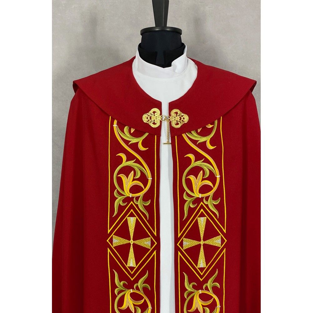 Kapa haftowana gotycka - haftowane pasy (53) - KAPY LITURGICZNE - zdjęcie 3 - Kapa haftowana gotycka - haftowane pasy (53)