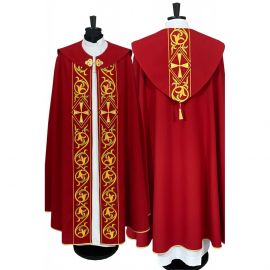 Kapa haftowana gotycka - haftowane pasy (53) - KAPY LITURGICZNE - zdjęcie 2 - Kapa haftowana gotycka - haftowane pasy (53)