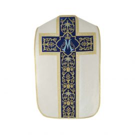 Ornat rzymski Maryjny - ecru (31) - Ornaty Maryjne - zdjęcie 3 - Ornat rzymski Maryjny - ecru (31)