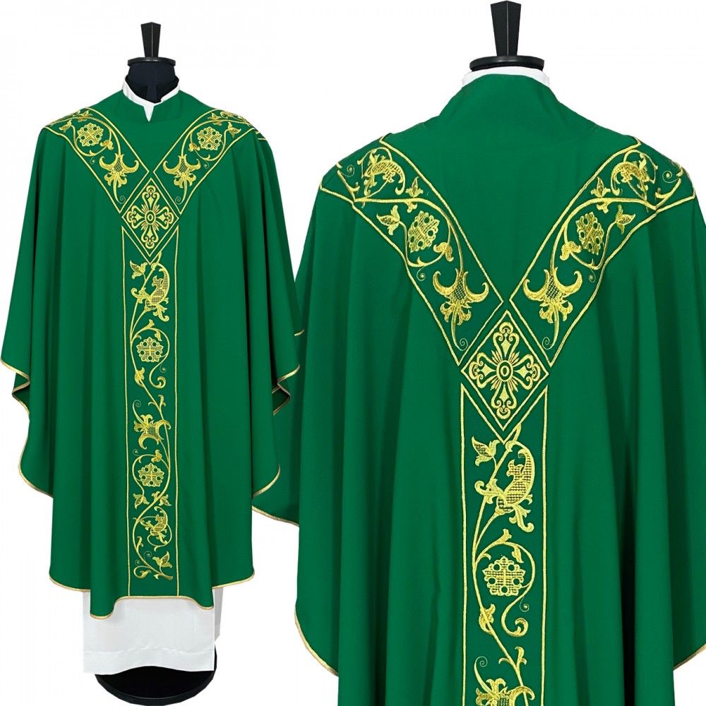 Ornat Semi-Gotycki - kolory liturgiczne (39) - Ornaty Semi Gotyckie - zdjęcie 4 - Ornat Semi-Gotycki - kolory liturgiczne (39)