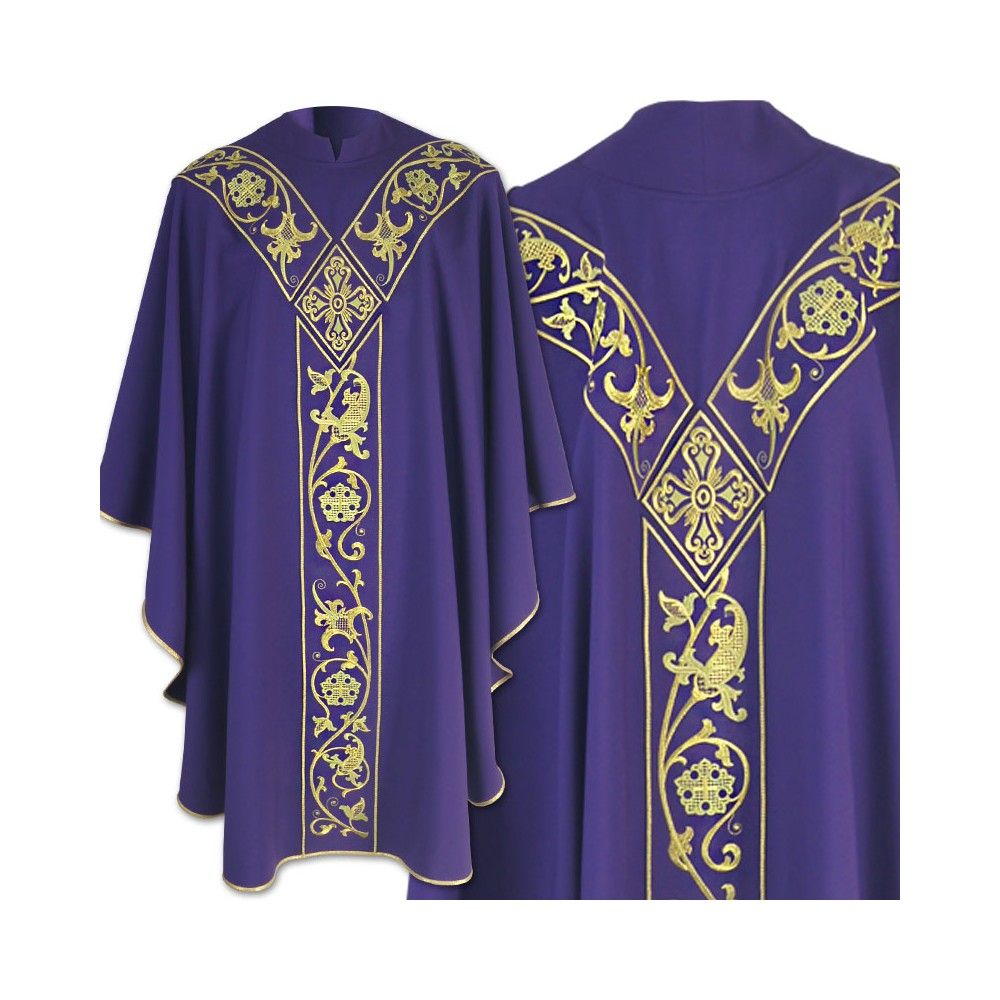 Ornat Semi-Gotycki - kolory liturgiczne (39) - Ornaty Semi Gotyckie - Nowość