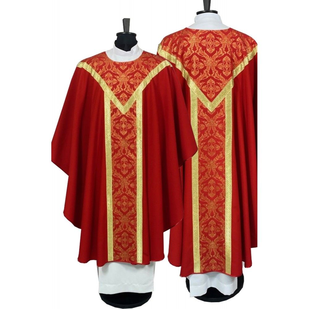 Ornat Semi-Gotycki - kolory liturgiczne (41) - Ornaty Semi Gotyckie - zdjęcie 7 - Ornat Semi-Gotycki - kolory liturgiczne (41)