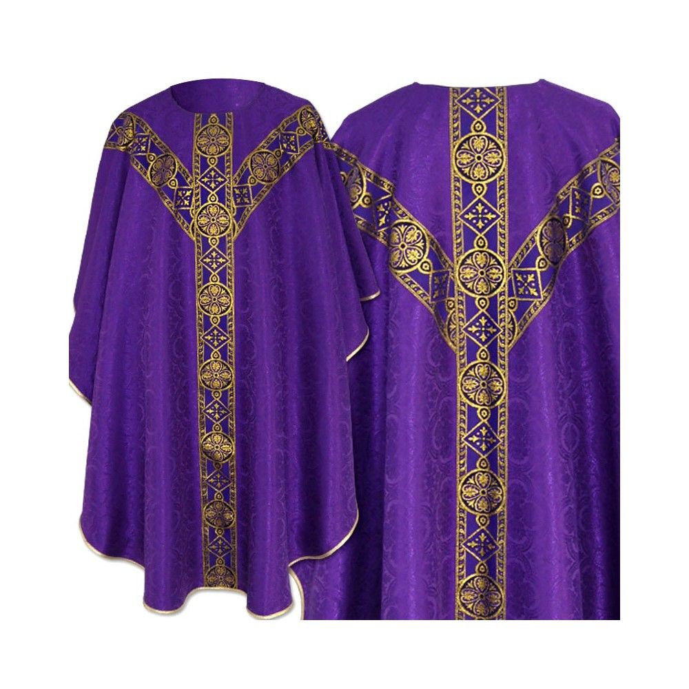 Ornat Semi-Gotycki - kolory liturgiczne (43) - Ornaty Semi Gotyckie - zdjęcie 6 - Ornat Semi-Gotycki - kolory liturgiczne (43)