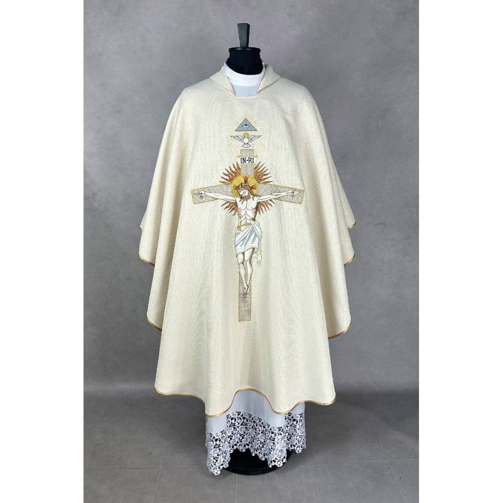 Ornat gotycki - Ukrzyżowanie Jezusa (23) - Ornaty z Jezusem - zdjęcie 2 - Ornat gotycki - Ukrzyżowanie Jezusa (23)