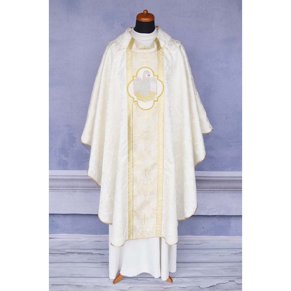 Ornat gotycki - Pelikan (26) - Ornaty haftowane - zdjęcie 2 - Ornat gotycki - Pelikan (26)