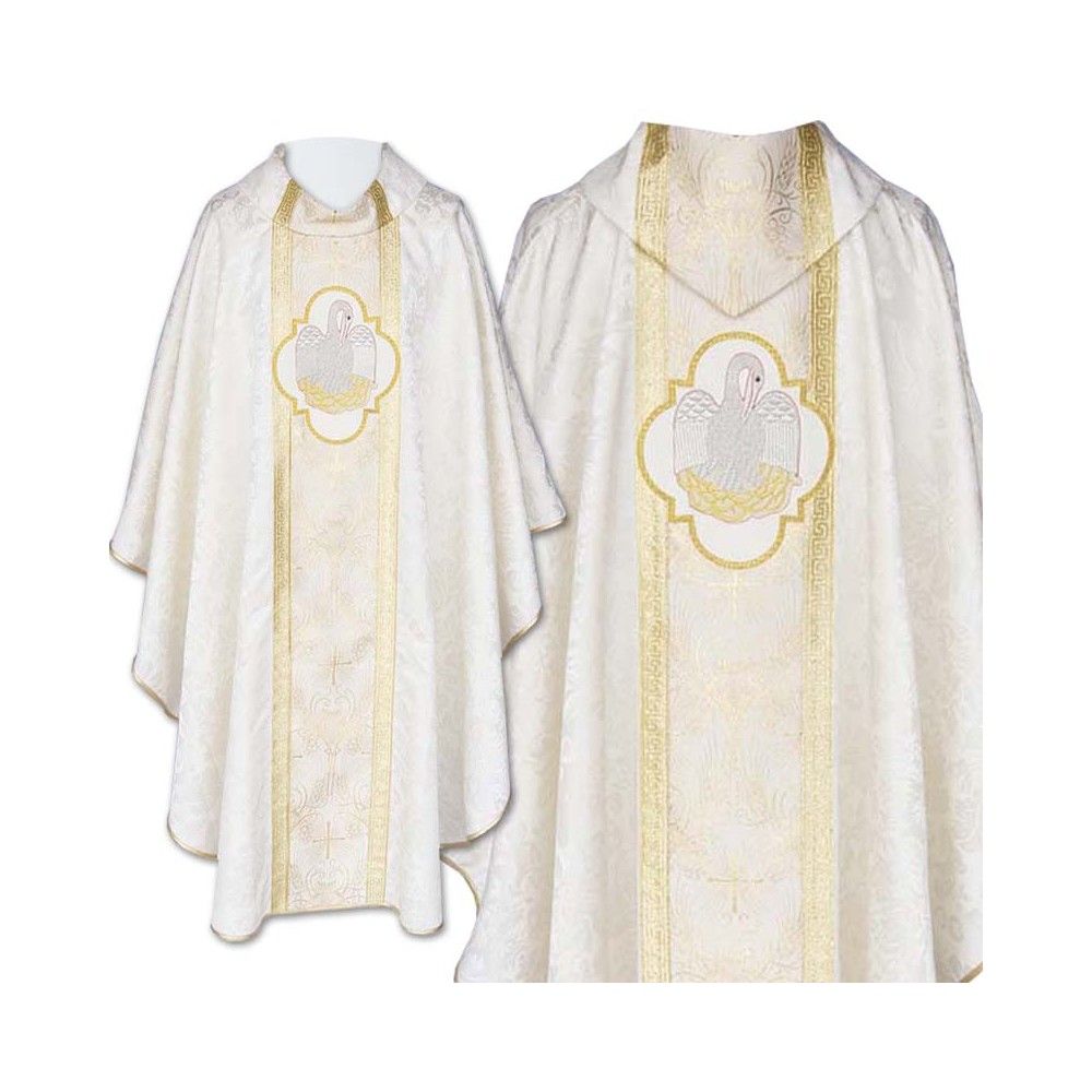 Ornat gotycki - Pelikan (26) - Ornaty haftowane - Nowość