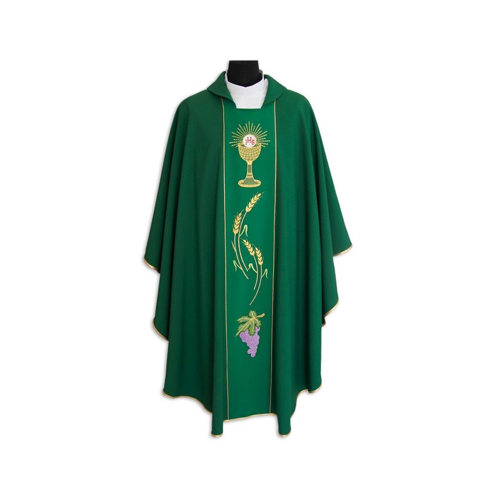 Ornat gotycki haftowany kielich (35) - Ornaty haftowane - zdjęcie 3 - Ornat gotycki haftowany kielich (35)