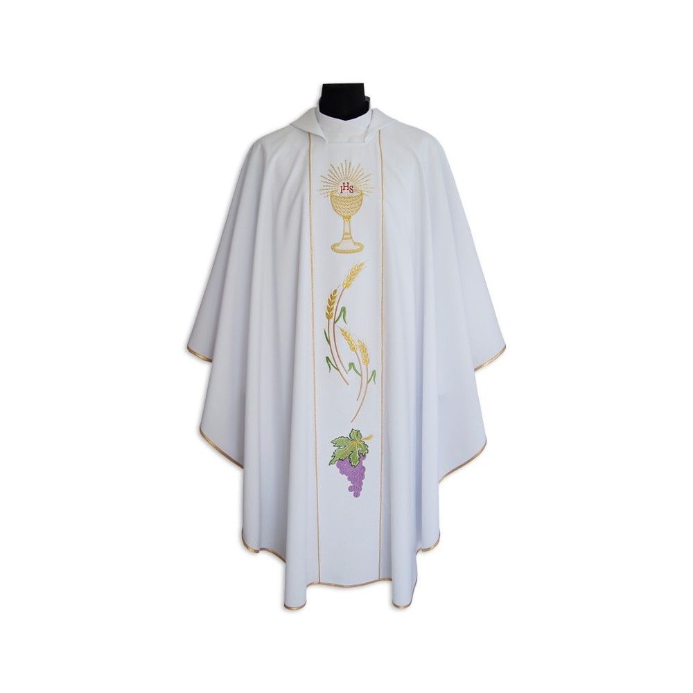 Ornat gotycki haftowany kielich (35) - Ornaty haftowane - zdjęcie 4 - Ornat gotycki haftowany kielich (35)