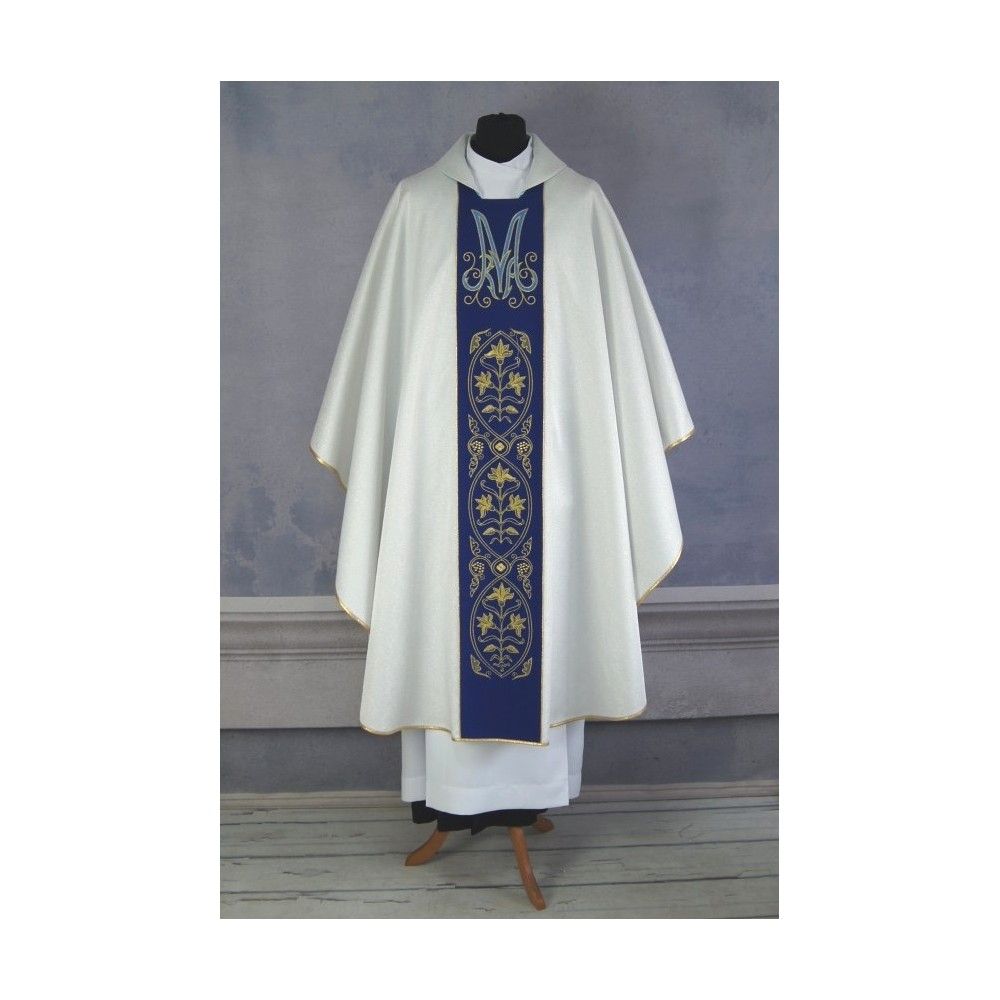 Ornat haftowany Maryjny  (30) - Ornaty Maryjne - zdjęcie 2 - Ornat haftowany Maryjny  (30)