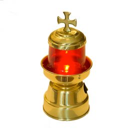Lampka wieczna na baterie, wys.15 cm (S3) - LAMPKI WIECZNE