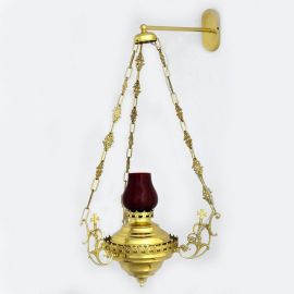 Lampa wieczna, elektryczna - wys. 90 cm, szer. 41 cm (S4) - LAMPKI WIECZNE