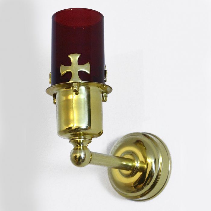 Lampa wieczna, elektryczna, kinkiet - wys. 14 cm (S10) - LAMPKI WIECZNE - Nowość