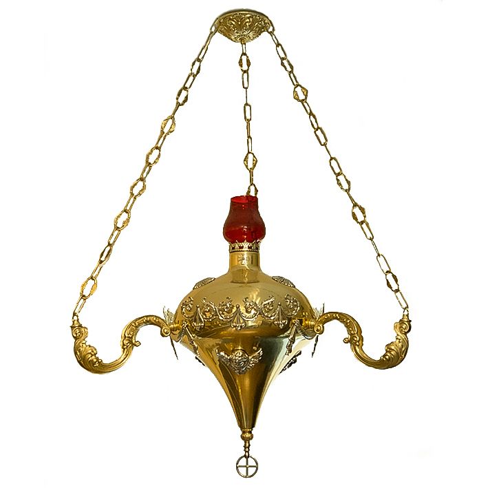 Lampa wieczna duża, elektryczna - wys. 105 cm, szer. 80 cm (S12) - LAMPKI WIECZNE - Nowość