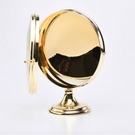 Kustodium/ Kustodia z metalu, pozłacane na dużą hostię - 21 cm (2A) - KUSTODIA