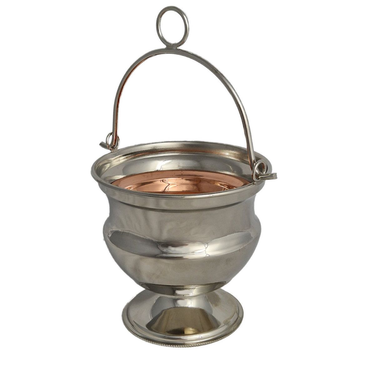 Kociołek na wodę święconą, stal - 11 cm (A1) - KOCIOŁKI NA WODĘ ŚWIĘCONĄ - zdjęcie 3 - Kociołek na wodę święconą, stal - 11 cm (A1)