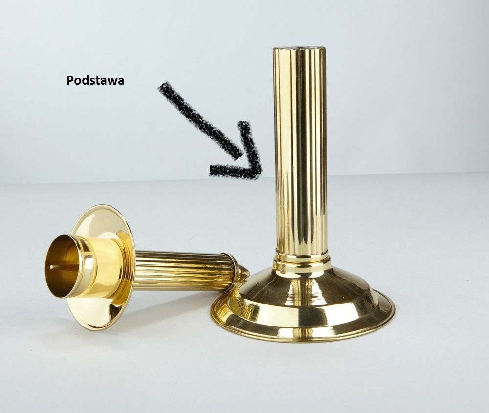 Lichtarz - 15 cm (31) - ŚWIECZNIKI / LICHTARZE - zdjęcie 5 - Lichtarz mosiężny - 15 cm (31)