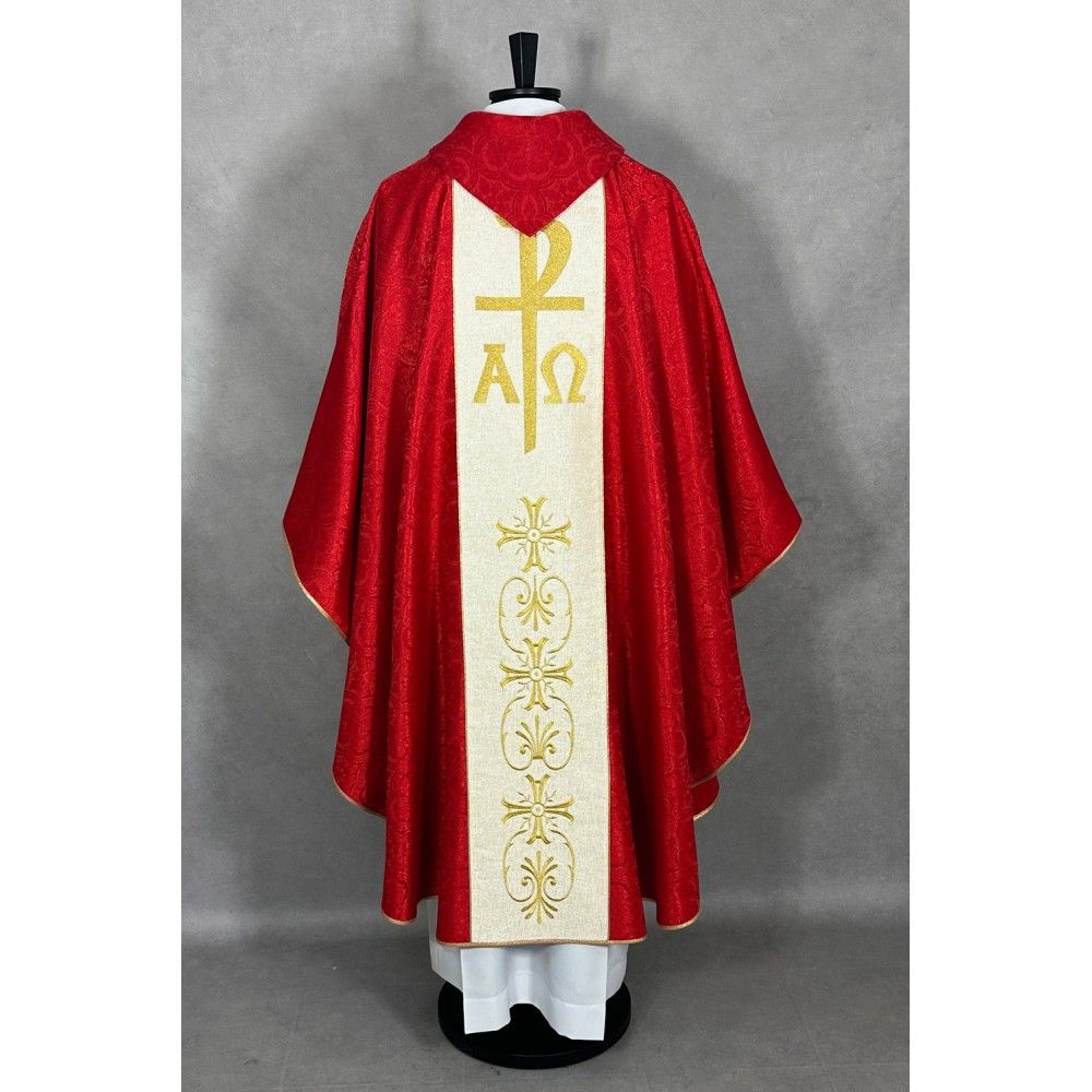 Ornat haftowany św. Florian (1) - Ornaty z wizerunkiem świętych - zdjęcie 4 - Ornat haftowany św. Florian (1)