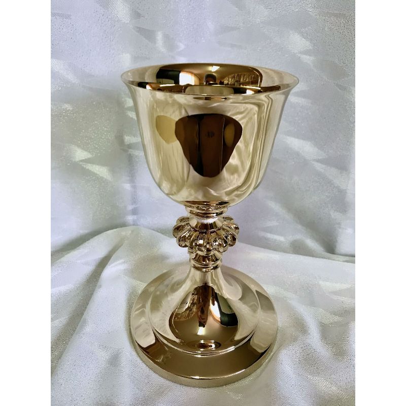 Kielich mszalny, pozłacany, nodus odlew - 21 cm (24D) - KIELICHY MSZALNE - Kielich mszalny, pozłacany, nodus odlew - 21 cm (24D)