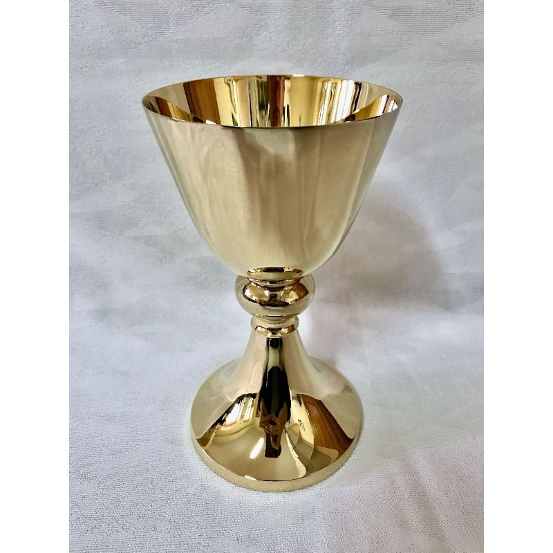 Kielich mszalny, pozłacany, polerowany - 18 cm (42D) - KIELICHY MSZALNE - Kielich mszalny, pozłacany, polerowany - 18 cm (42D)