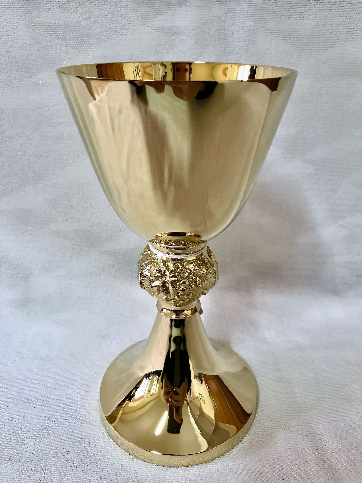 Kielich mszalny, pozłacany, polerowany - 20 cm (44D) - KIELICHY MSZALNE - Nowość