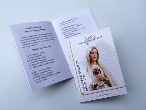 Modlitewnik Nabożeństwo Pierwszych sobót miesiąca - MODLITEWNIKI - zdjęcie 2 - Modlitewnik Nabożeństwo Pierwszych sobót miesiąca