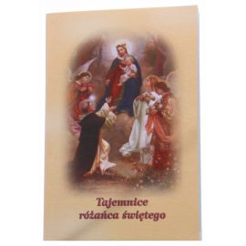 Tajemnice Różańca Świętego - duża ksiażeczka - RÓŻAŃCE, KORONKI, TAJEMNICE RÓŻAŃCOWE