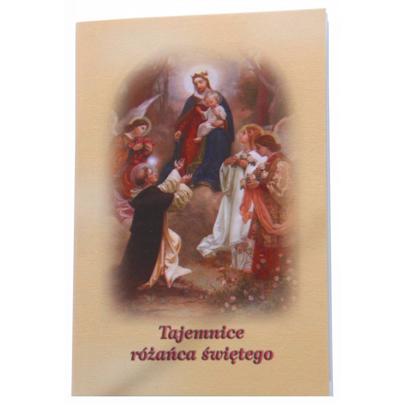 Tajemnice Różańca Świętego - duża ksiażeczka - RÓŻAŃCE, KORONKI, TAJEMNICE RÓŻAŃCOWE - Tajemnice Różańca Świętego - duża ksiażeczka