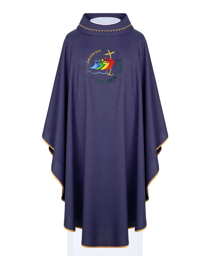 Ornat w kolorze fioletowym - Jubileusz 2025 (Pielgrzymi Nadziei) - napis w języku polskim (10) - Jubileusz 2025 (Pielgrzymi Nadziei) - Ornat w kolorze fioletowym - Jubileusz 2025 (Pielgrzymi Nadziei) - napis w języku polskim (10)