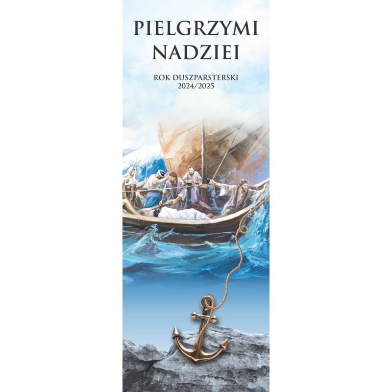 Baner na Rok Duszpasterski 2024/2025 "Pielgrzymi nadziei" 75x200 cm (1) - Jubileusz 2025 (Pielgrzymi Nadziei) - Baner na Rok Duszpasterski 2024/2025 "Pielgrzymi nadziei" 75x200 cm (1)