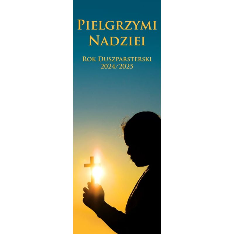Baner na Rok Duszpasterski 2024/2025 "Pielgrzymi nadziei" 75x200 cm (4) - Banery na Rok Duszpasterski 2025/2026 Uczniowie-Misjonarze - Baner na Rok Duszpasterski 2024/2025 "Pielgrzymi nadziei" 75x200 cm (4)