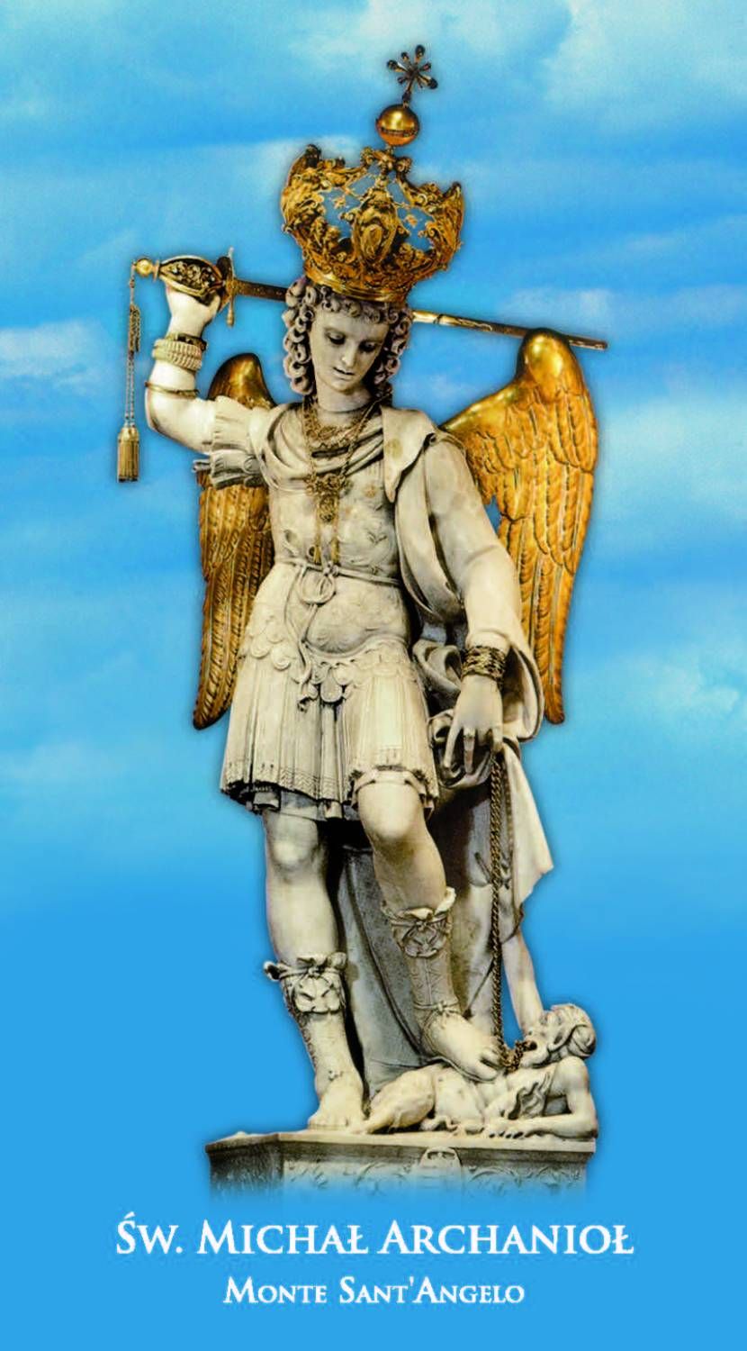 Święty Michał Archanioł - Obrazek z modlitwą - 1 szt - OBRAZY RELIGIJNE - Nowość