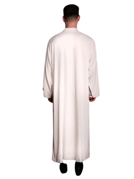 Alba kapłańska biała, lniana, naturalny splot - LEN (H6) - KOMŻE I ALBY  KAPŁAŃSKIE - zdjęcie 3 - Alba kapłańska biała, lniana, naturalny splot - LEN (H6)